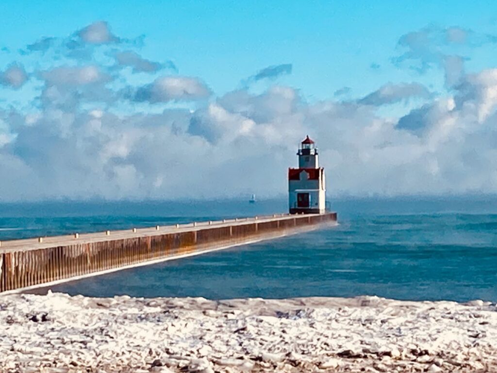 Pierhead Lighthouse in Winter